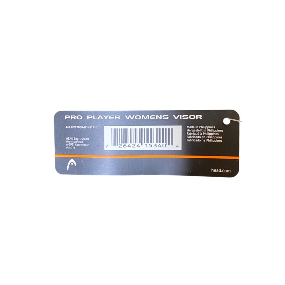 HEAD Pro Players Women's Visor‎ NWT - Picture 5 of 7
